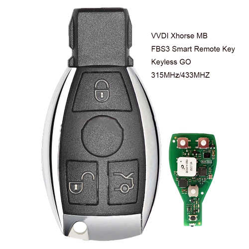 Xhorse MB FBS3 BGA Keyless-Go (Manos Libres) 3 Botones